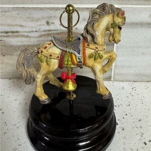 Vintage Carousel Horse Figurine